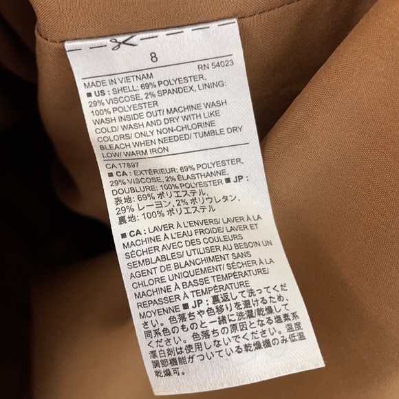 Banana Republic Tan Pencil Skirt - Picture 9 of 9